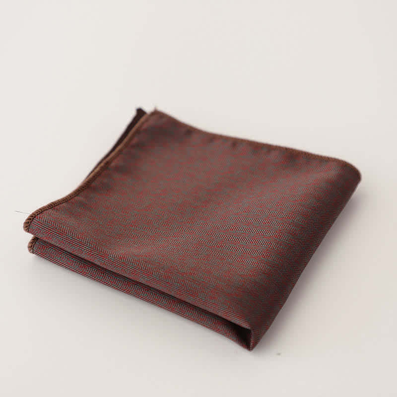 Men's Vintage Multiple Pattern Gentleman Pocket Square - Style #14 - image 17