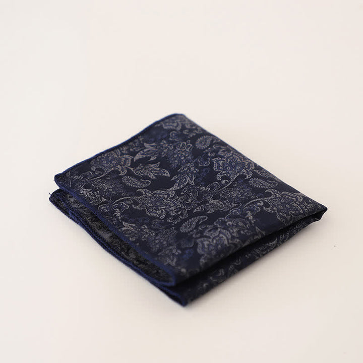 Men's Vintage Multiple Pattern Gentleman Pocket Square - Style #18 - image 22