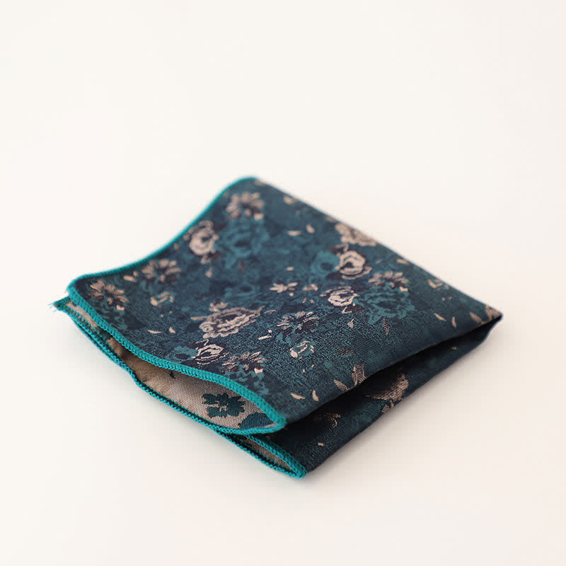 Men's Vintage Multiple Pattern Gentleman Pocket Square - Style #3 - image 7