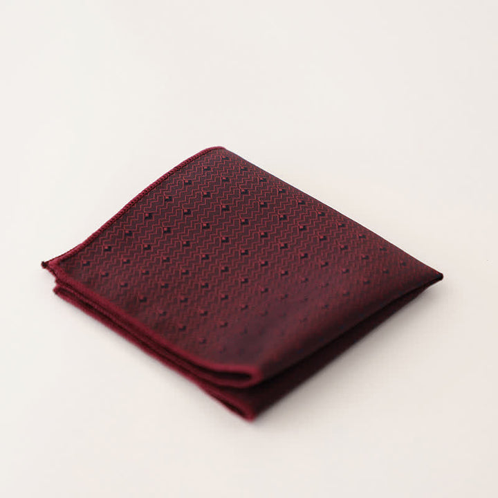 Men's Vintage Multiple Pattern Gentleman Pocket Square - Style #9 - image 12