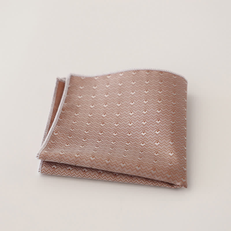 Men's Vintage Multiple Pattern Gentleman Pocket Square - Style #8 - image 12