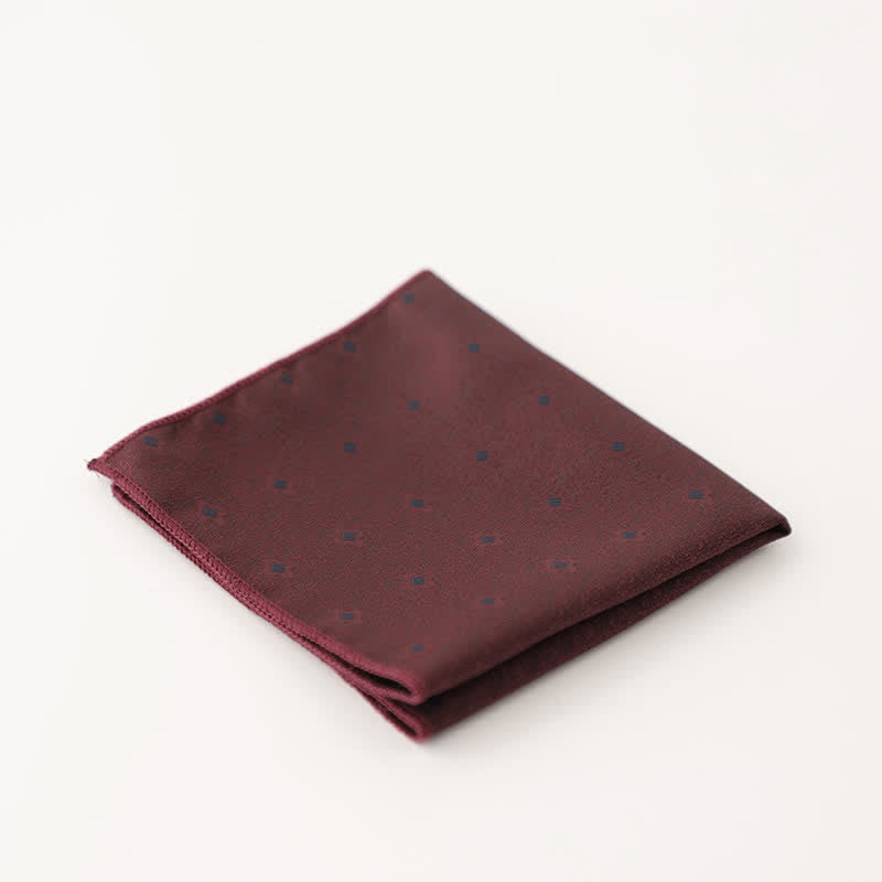 Men's Vintage Multiple Pattern Gentleman Pocket Square - Style #22 - image 25