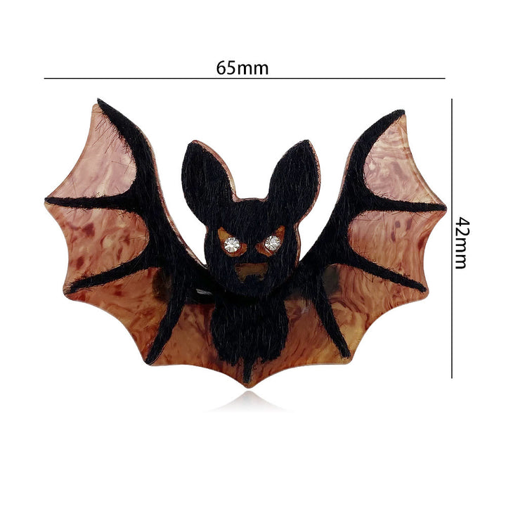 Halloween Handmade Acrylic Bat Brooch - image 4