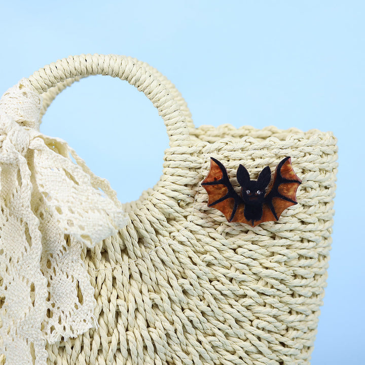 Halloween Handmade Acrylic Bat Brooch - image 2