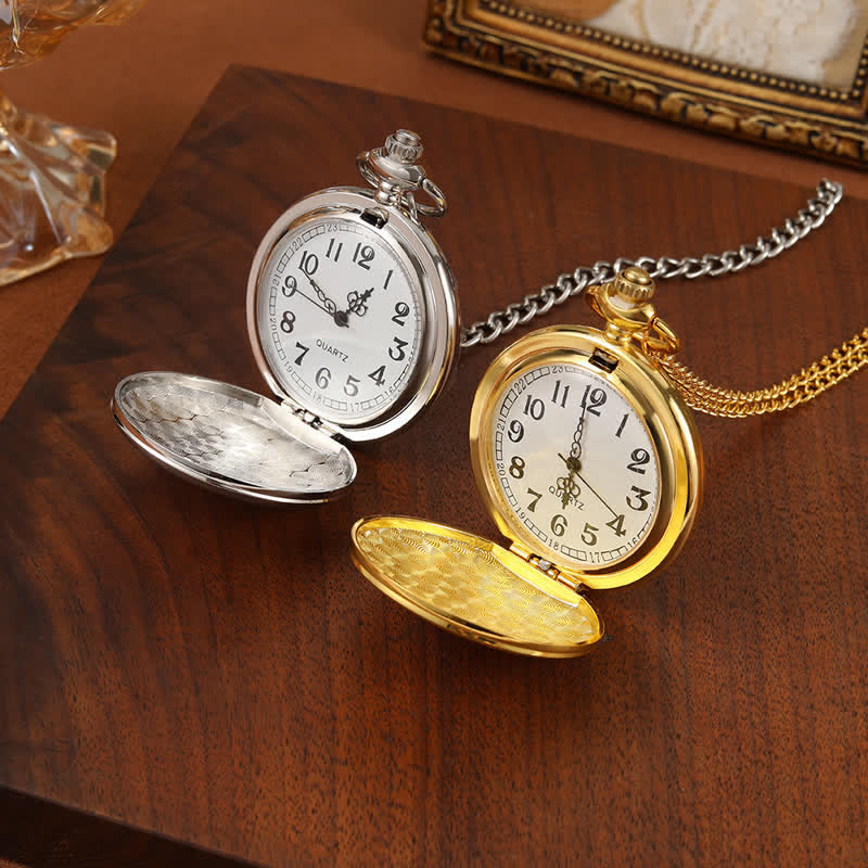 Personalized Engraved Custom Mechanical Pocket Watch - image 1
