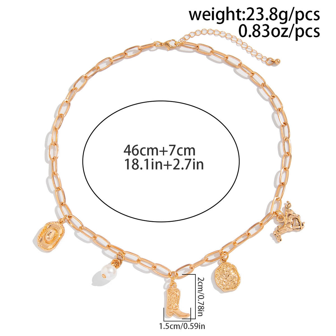 Western Style Multi-element Women's Exquisite Necklace - image 4