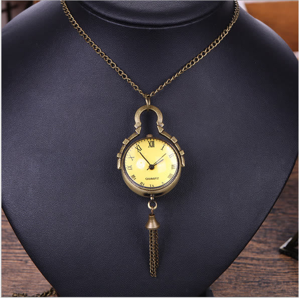 Unisex Retro Large Luxurious Quartz Pocket Watch - image 1
