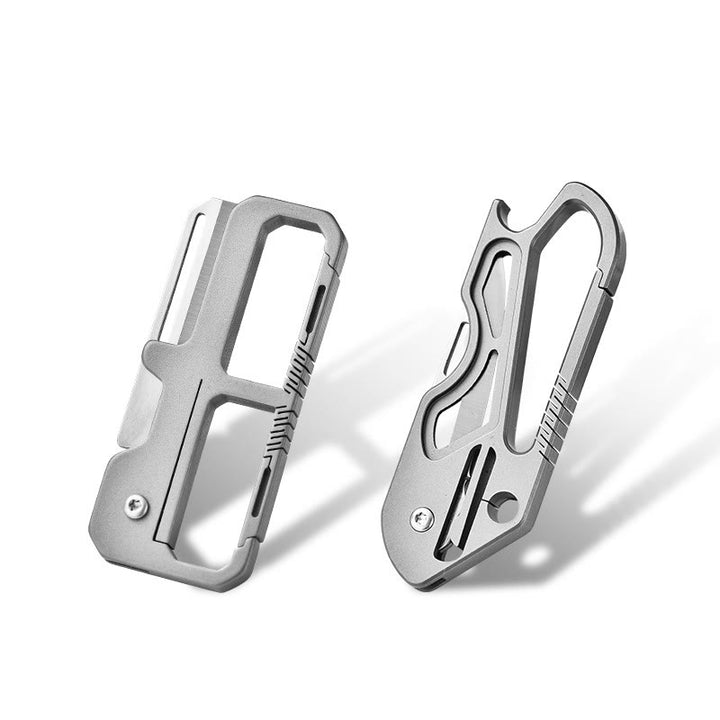 Portable Outdoor EDC-Tool Folding Knife Keychain - image 1