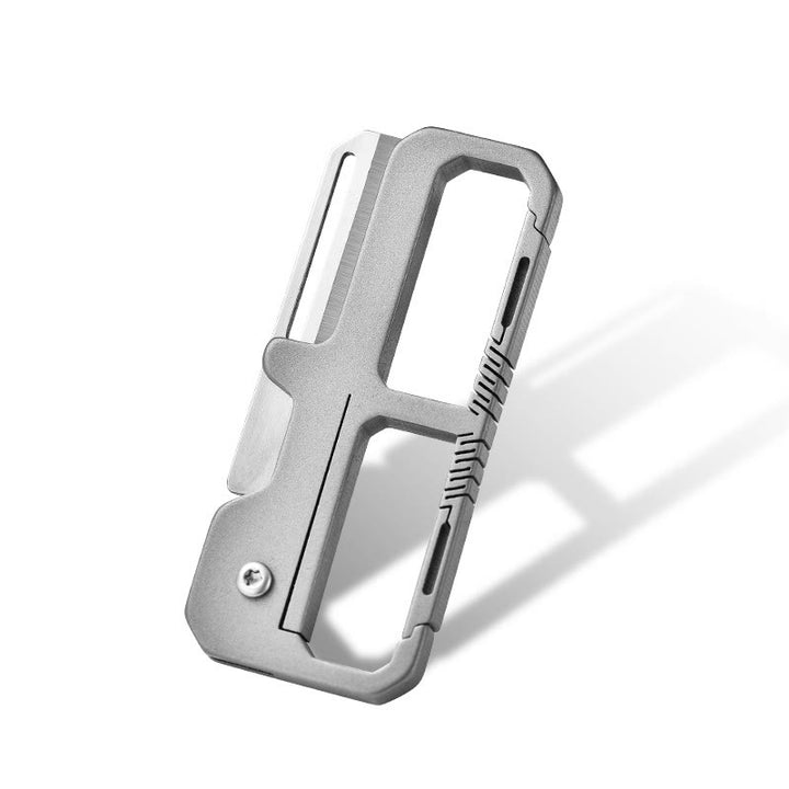 Portable Outdoor EDC-Tool Folding Knife Keychain - KOU026 - image 2