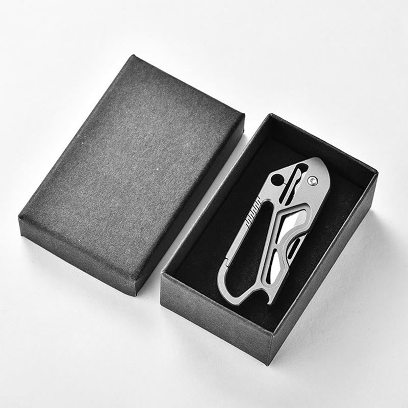 Portable Outdoor EDC-Tool Folding Knife Keychain - image 6