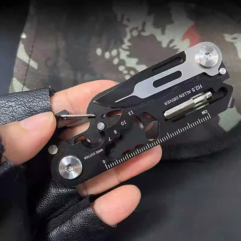 Multifunctional EDC-Tool Portable Folding Knife Keychain - image 1