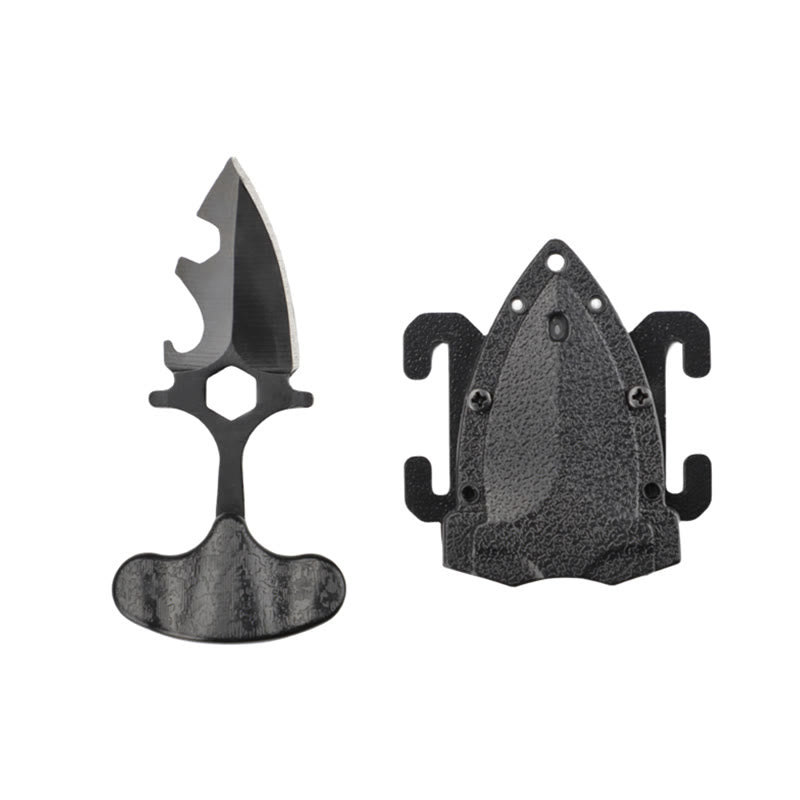 Outdoor Portable EDC-Tool Self-defense Mini Black Knife - Black - image 3