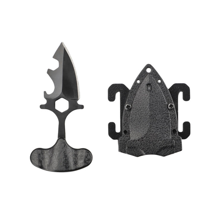 Outdoor Portable EDC-Tool Self-defense Mini Black Knife - Black - image 3