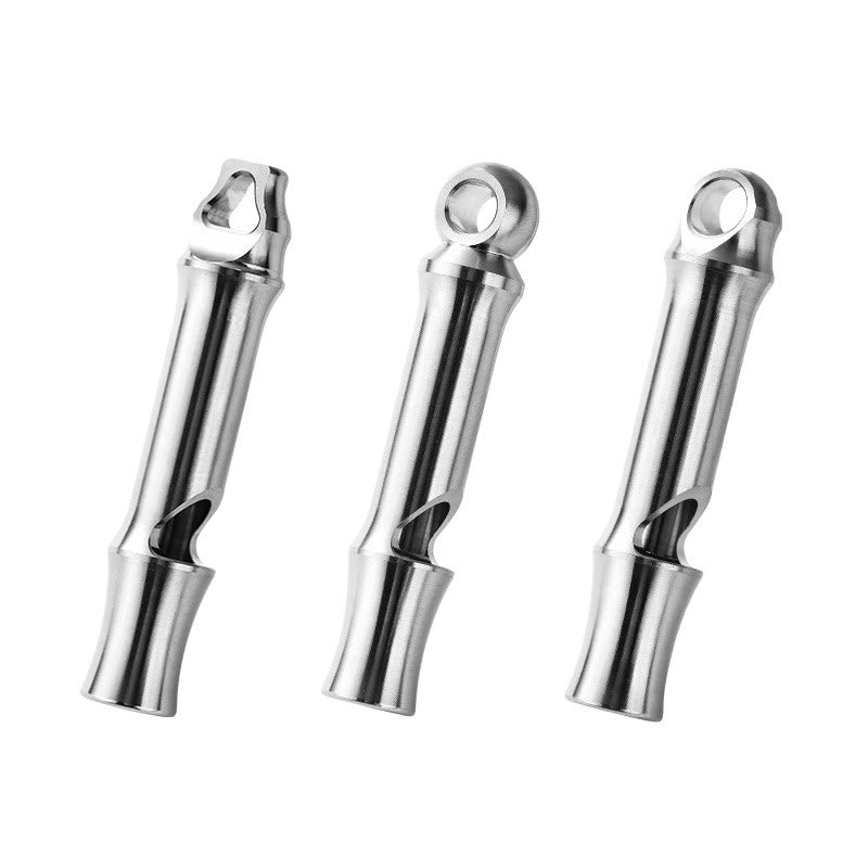 Outdoor Titanium Alloy EDC-Tool Single Tube High Decibel Whistle - image 8