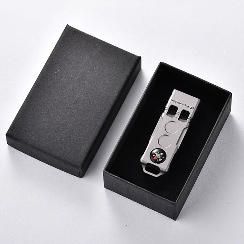 2-in-1 EDC-Tool Dual Tube High Decibel Survival Compass&Whistle - image 7