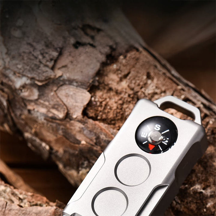 2-in-1 EDC-Tool Dual Tube High Decibel Survival Compass&Whistle - image 6