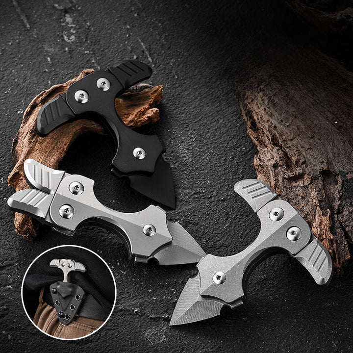 Titanium Alloy Multifunctional Portable Self-defense EDC-Tool Knife - image 0