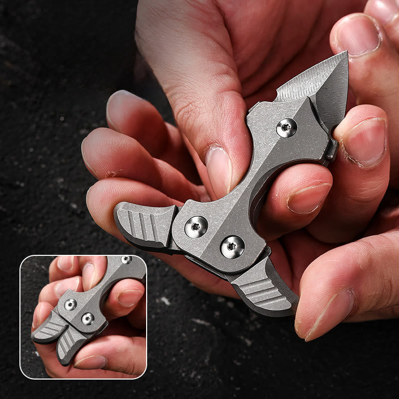 Titanium Alloy Multifunctional Portable Self-defense EDC-Tool Knife - image 1