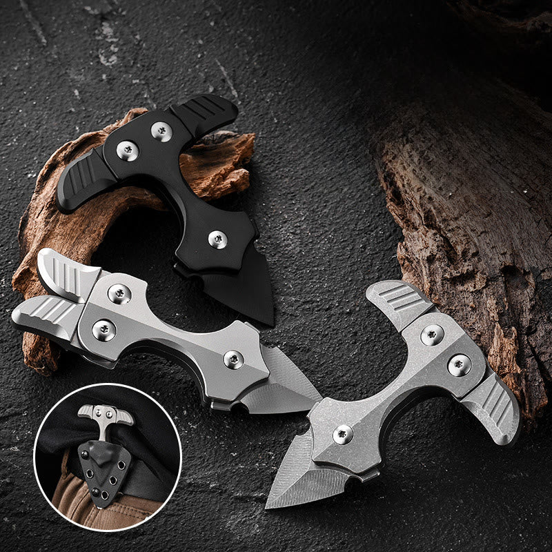 Titanium Alloy Multifunctional Portable Self-defense EDC-Tool Knife - image 0