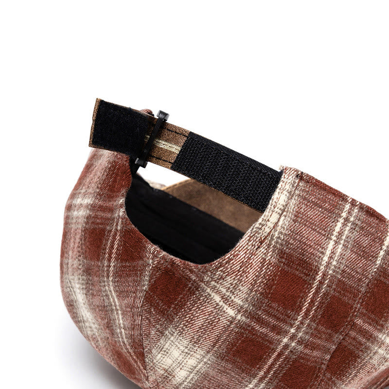 Autumn & Winter Artistic Retro Versatile Checkered Beret - image 3