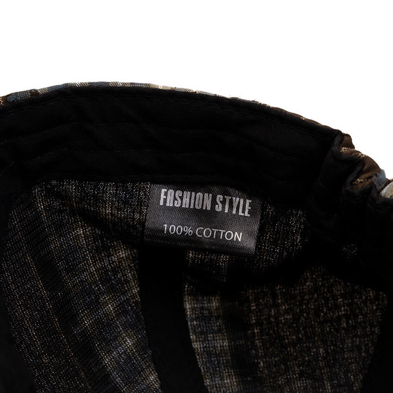 Retro Fashion Color Blocked Beret Suitable For Spring And Summer - image 7