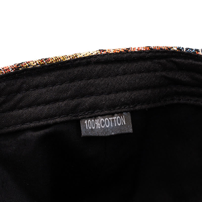 Autumn & Winter Broken Edge Vintage Plaid Beret Hat - image 8