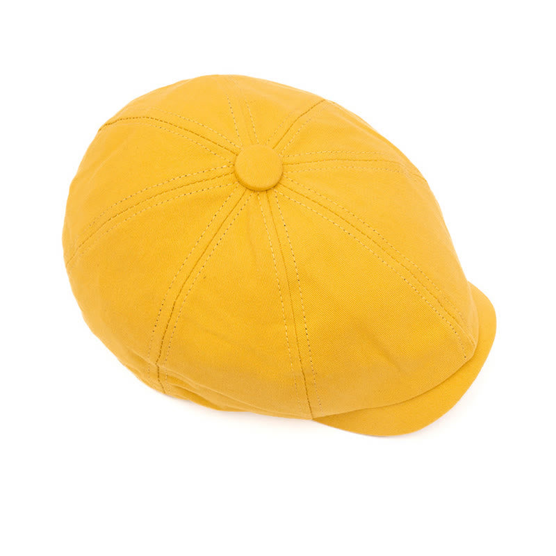 Spring & Summer British Retro Octagonal Hat Beret - image 7