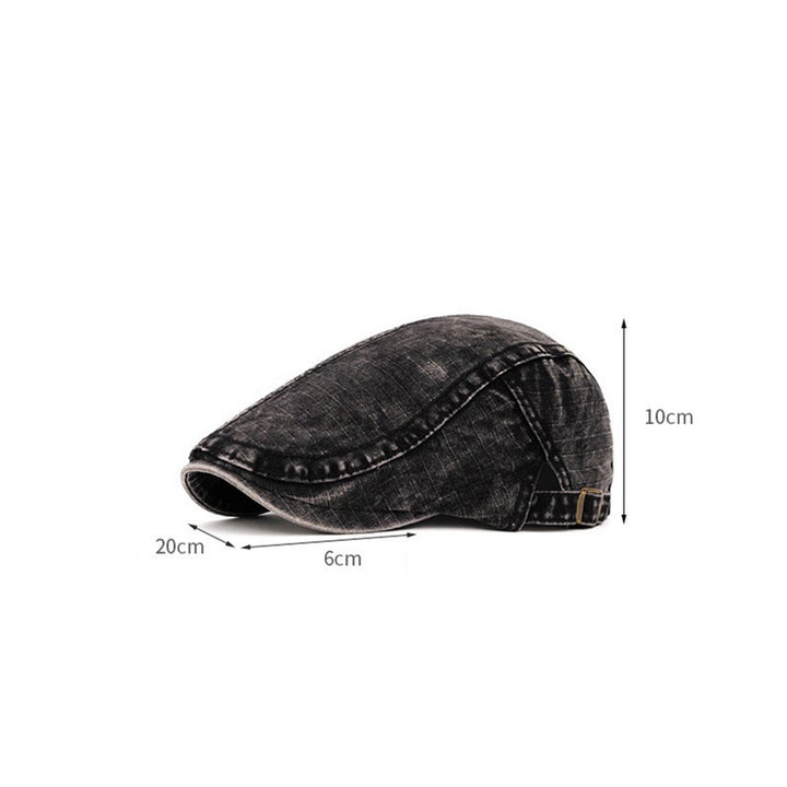 Spring & Summer Washed British Style Pure Cotton Beret - image 9