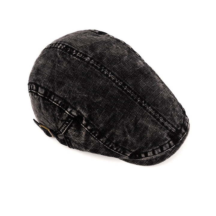 Spring & Summer Washed British Style Pure Cotton Beret - image 5