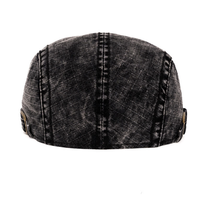 Spring & Summer Washed British Style Pure Cotton Beret - image 6