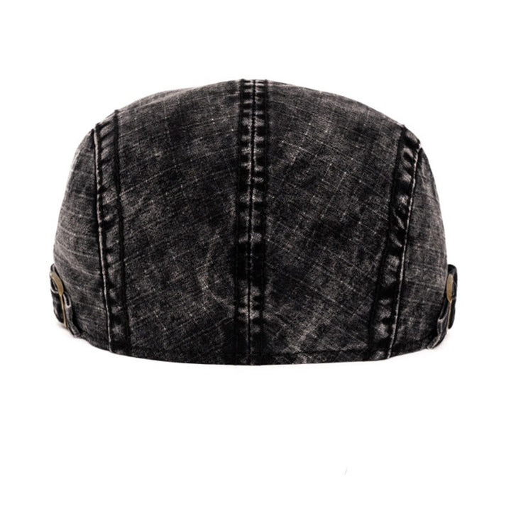 Spring & Summer Washed British Style Pure Cotton Beret - image 6