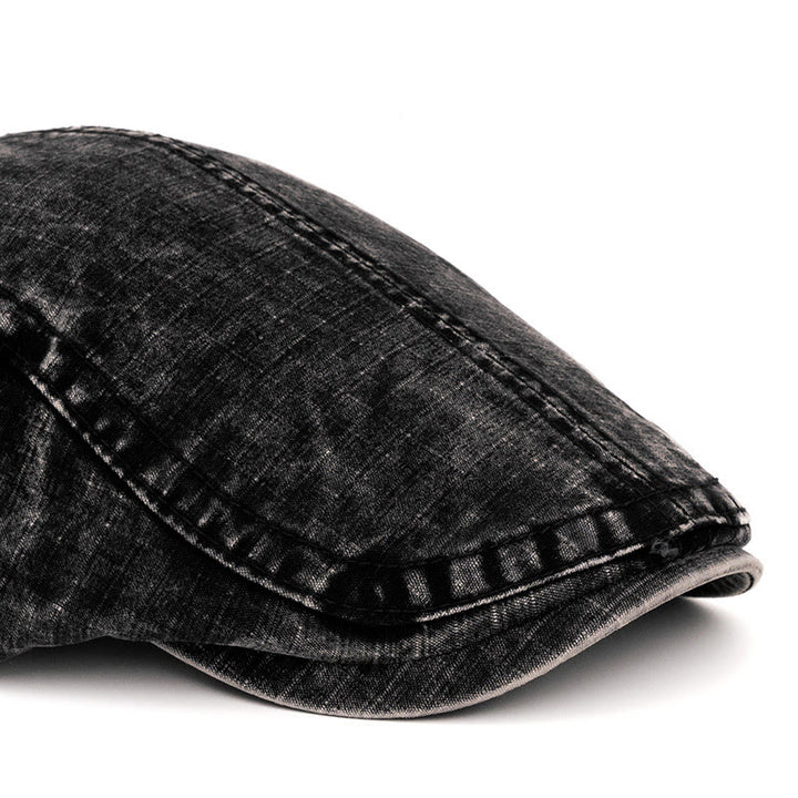 Spring & Summer Washed British Style Pure Cotton Beret - image 2