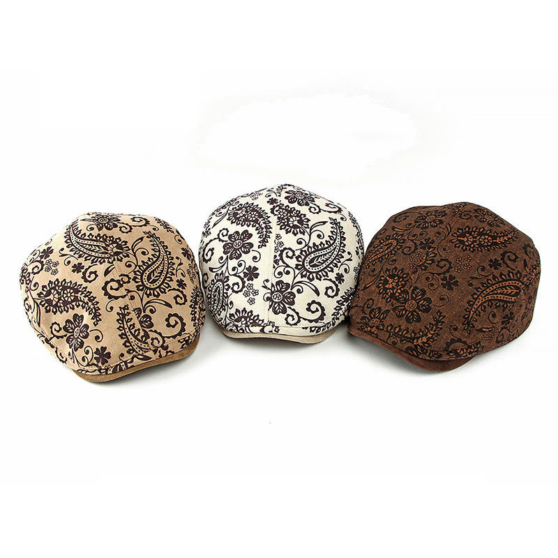 Ethnic Style Personalized Cashew Print Beret Hat - image 1