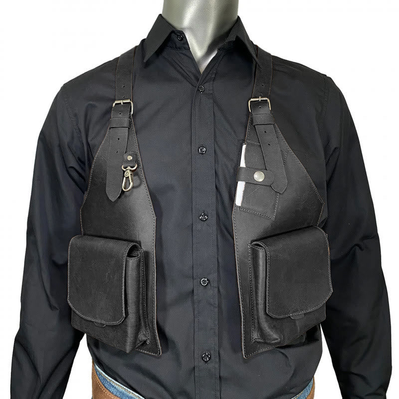 Medieval Style Large-Pocket Wallet Armpit Shoulder Bag - image 3