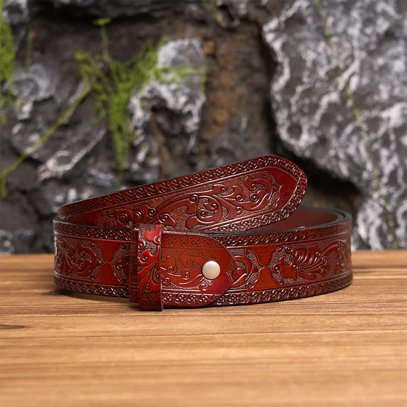 Golden Black DIY Retro Initial Letter Buckle Leather Belt - Z - Brown Carved Belt (40) - image 2
