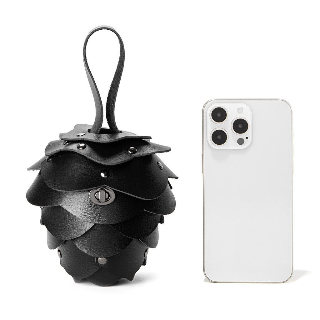 Women's Retro Pinecone-Shaped Personalized Purse Belt Bag - image 6