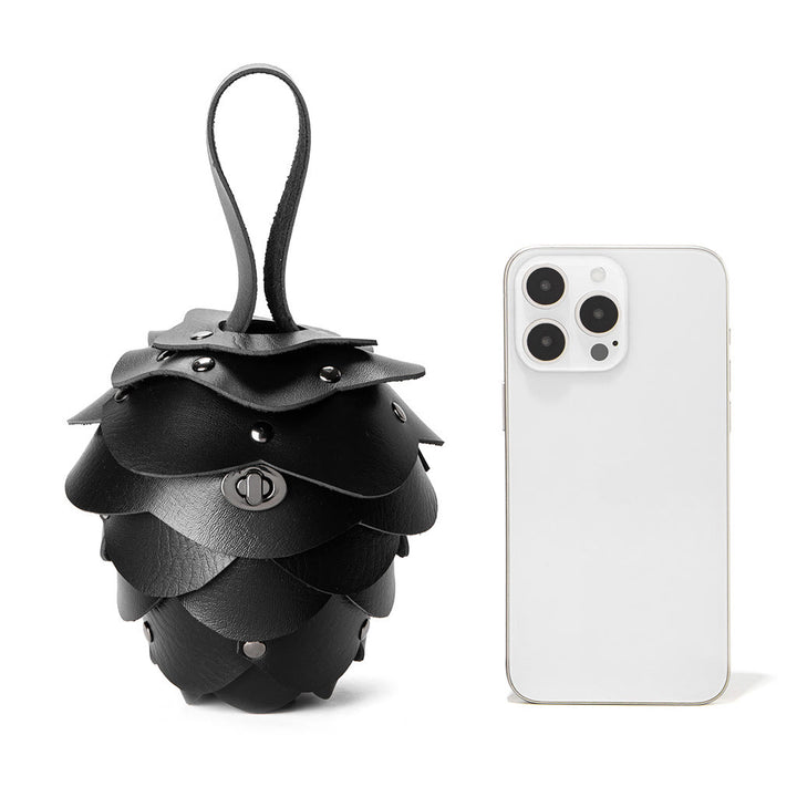 Women's Retro Pinecone-Shaped Personalized Purse Belt Bag - image 6