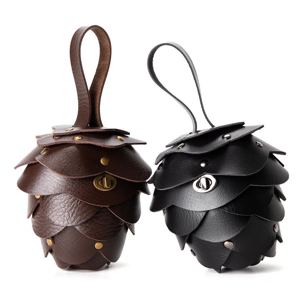 Women's Retro Pinecone-Shaped Personalized Purse Belt Bag - image 1