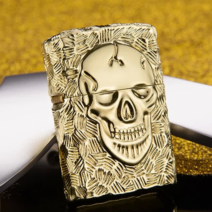 Halloween Skeleton Domineering Refillable Kerosene Lighter - image 8