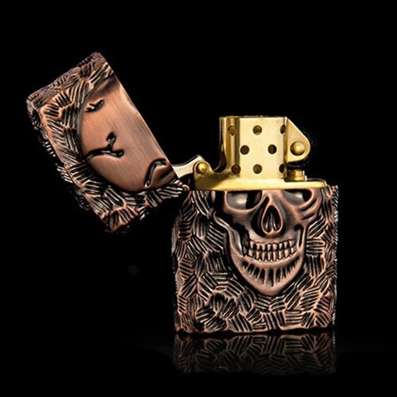 Halloween Skeleton Domineering Refillable Kerosene Lighter - image 6