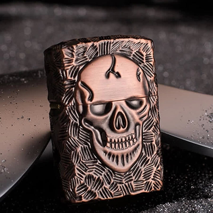 Halloween Skeleton Domineering Refillable Kerosene Lighter - image 6