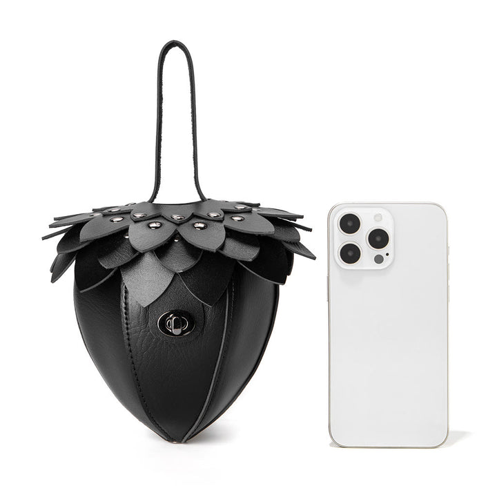 Women's Retro Chestnut-Shaped Personalized Purse Belt Bag - image 7