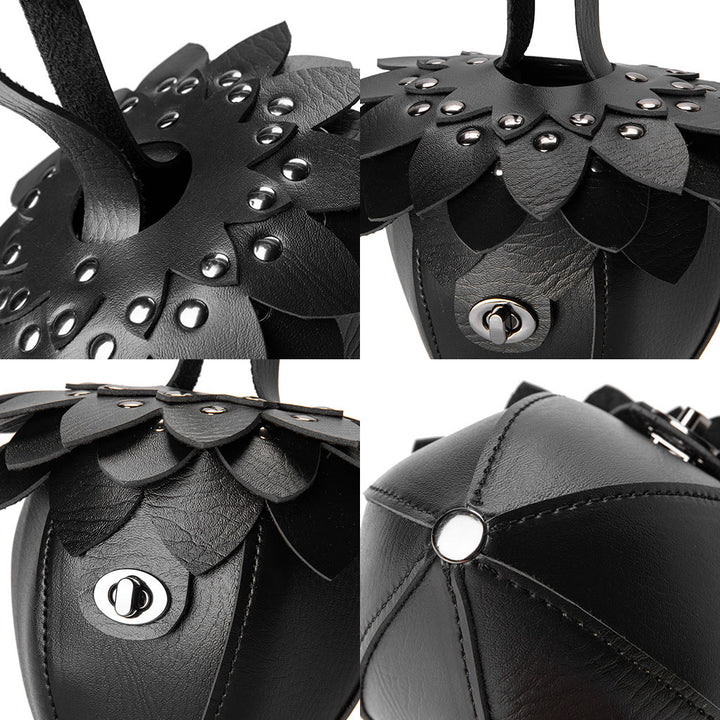 Women's Retro Chestnut-Shaped Personalized Purse Belt Bag - image 6