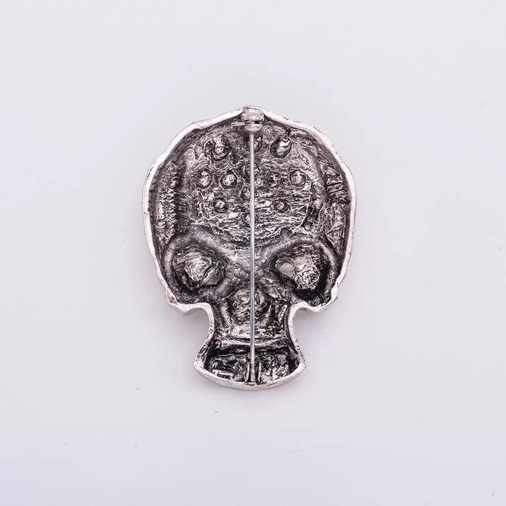 Halloween Rhinestone Exquisite Skull Brooch Accessory - image 6