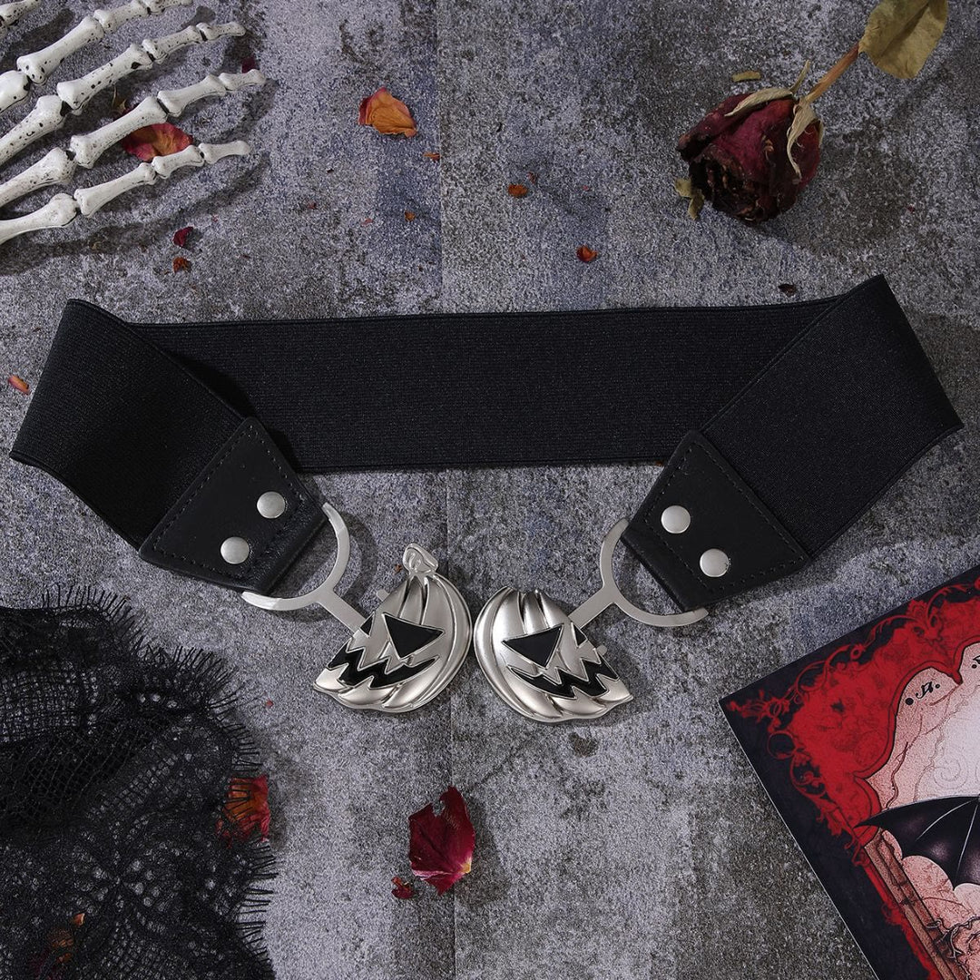 Halloween Pumpkin Head Women's Corset Belt - image 3