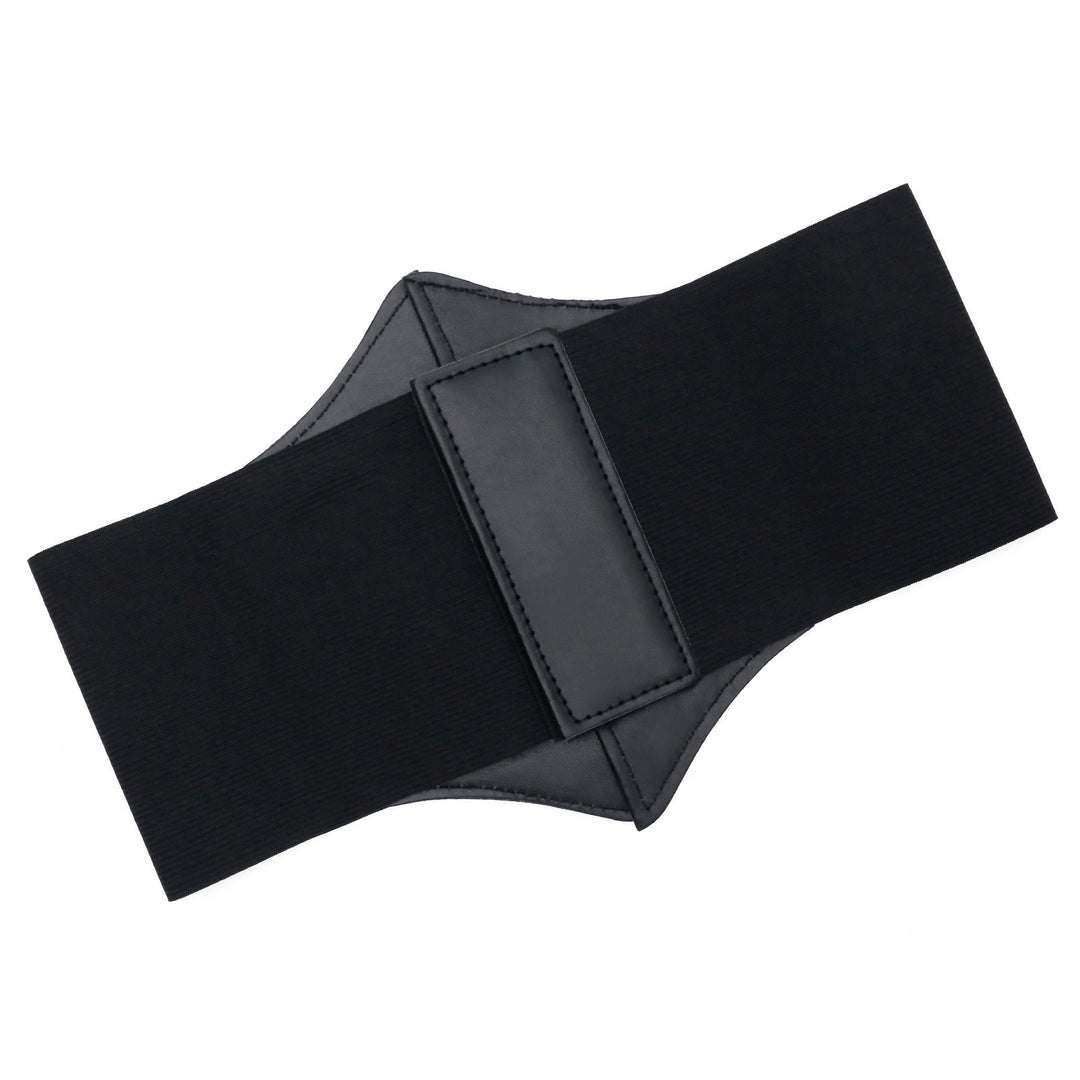 Black Women's Stylish Buckle & Strap Corset Belt - image 8