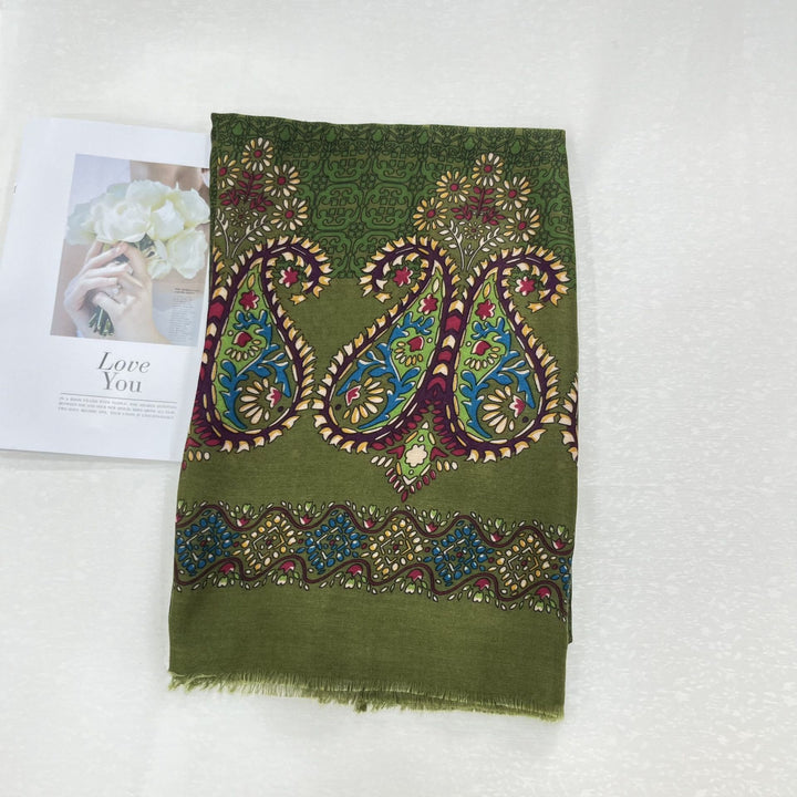 Ethnic Style Cashew Print Summer Sunscreen Women's Scarf - image 7