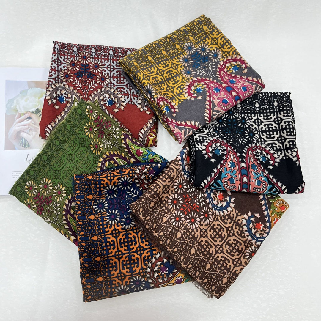 Ethnic Style Cashew Print Summer Sunscreen Women's Scarf - image 6