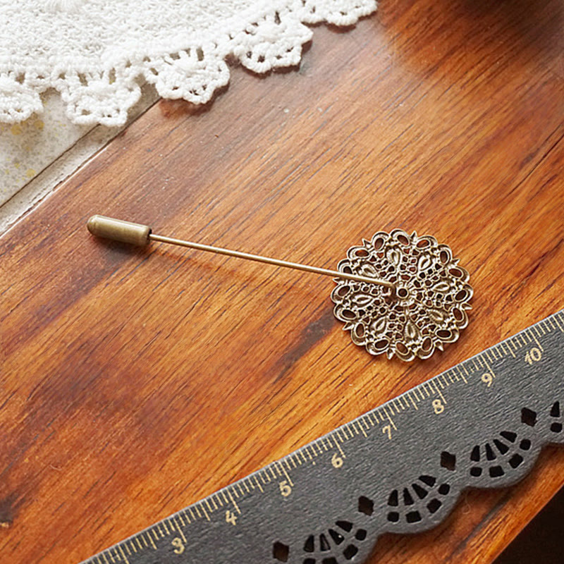 Handmade Creative Berry & Pinecone Strap Brooch - image 3