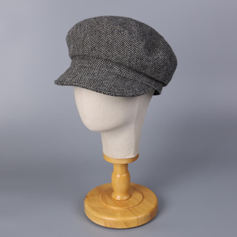 Classic British Winter Wool Women's Beret Hat - image 1